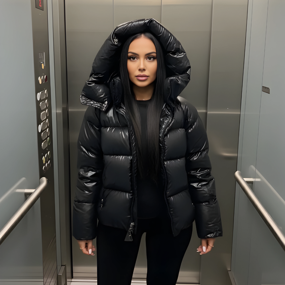 Women's Quilted Jacket | Warm Hooded Cut