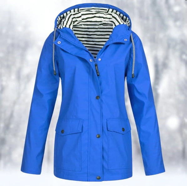 Women's Waterproof Hooded Jacket | Long Sleeve