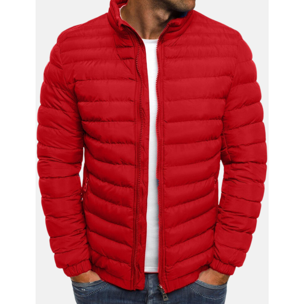 Insulated Winter Jacket with Pockets for Men | Cold Weather Outerwear