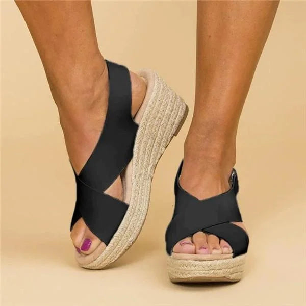 Cushioned Orthopedic Sandals for Women with Adjustable Straps