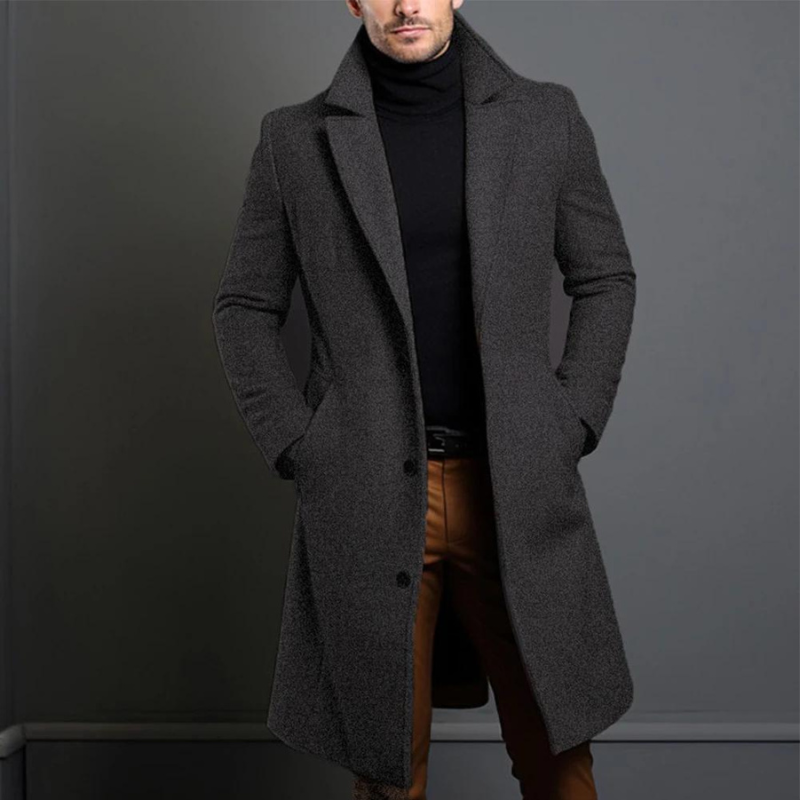 Men's Long Coat | Winter Warm Elegant Style