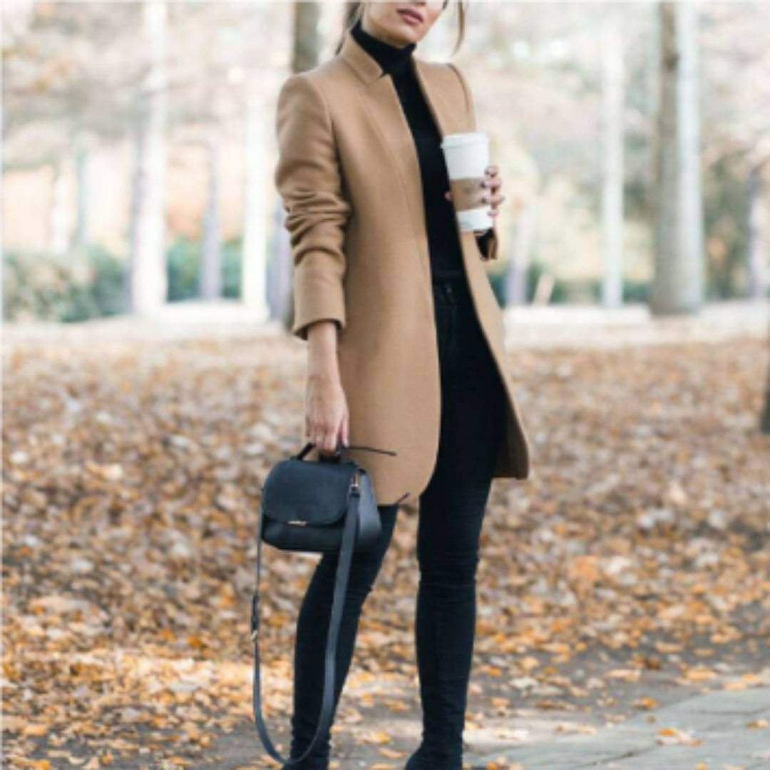 Women's Winter Coat with High Collar | Stylish and Warm