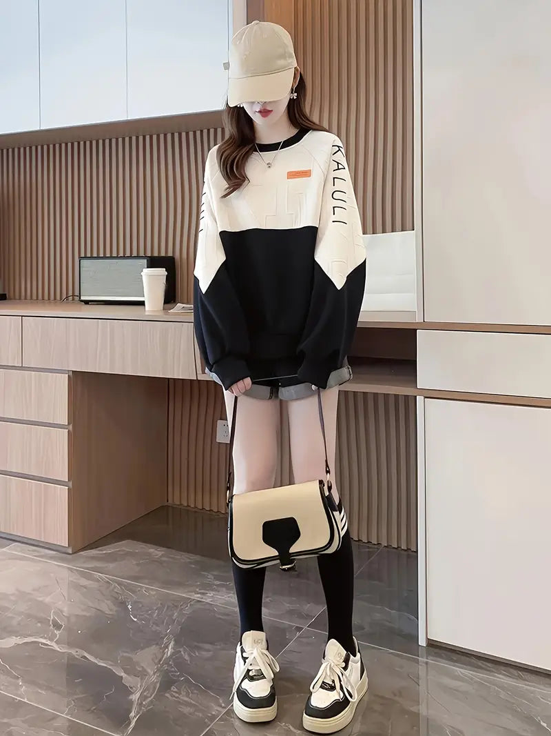 Evelien™ Fashionable Colorblock Sweater for Women