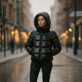 Women's Quilted Jacket | Warm Hooded Cut