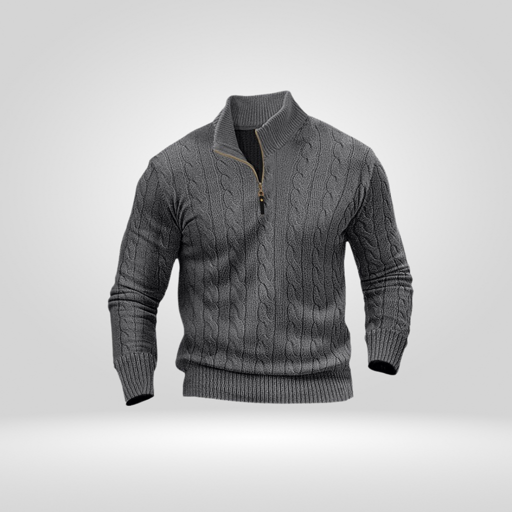 Men's Sweater – Comfortable Basic Sweater with Minimalist Design