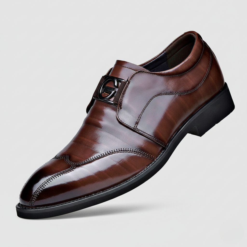 Brown and Black Slip-On Loafers for Men | Office and Formal Wear