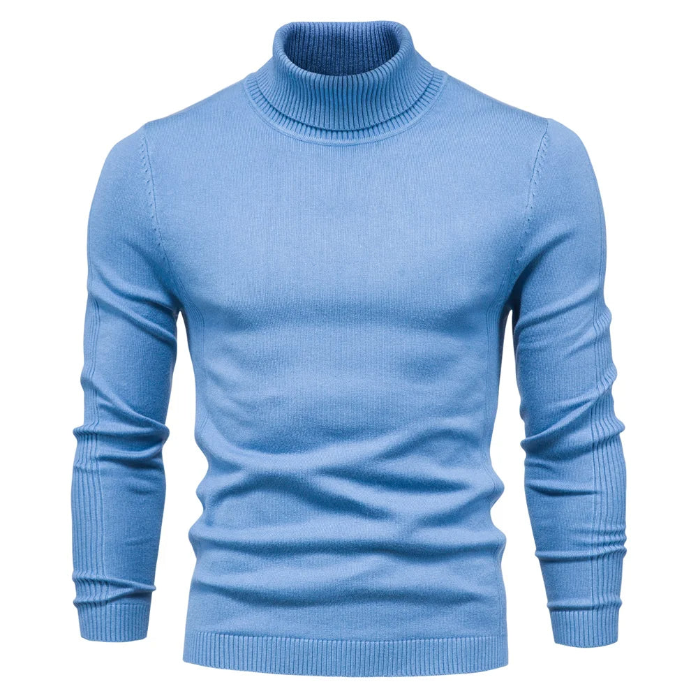 Men's Turtleneck Sweater with Slim Fit