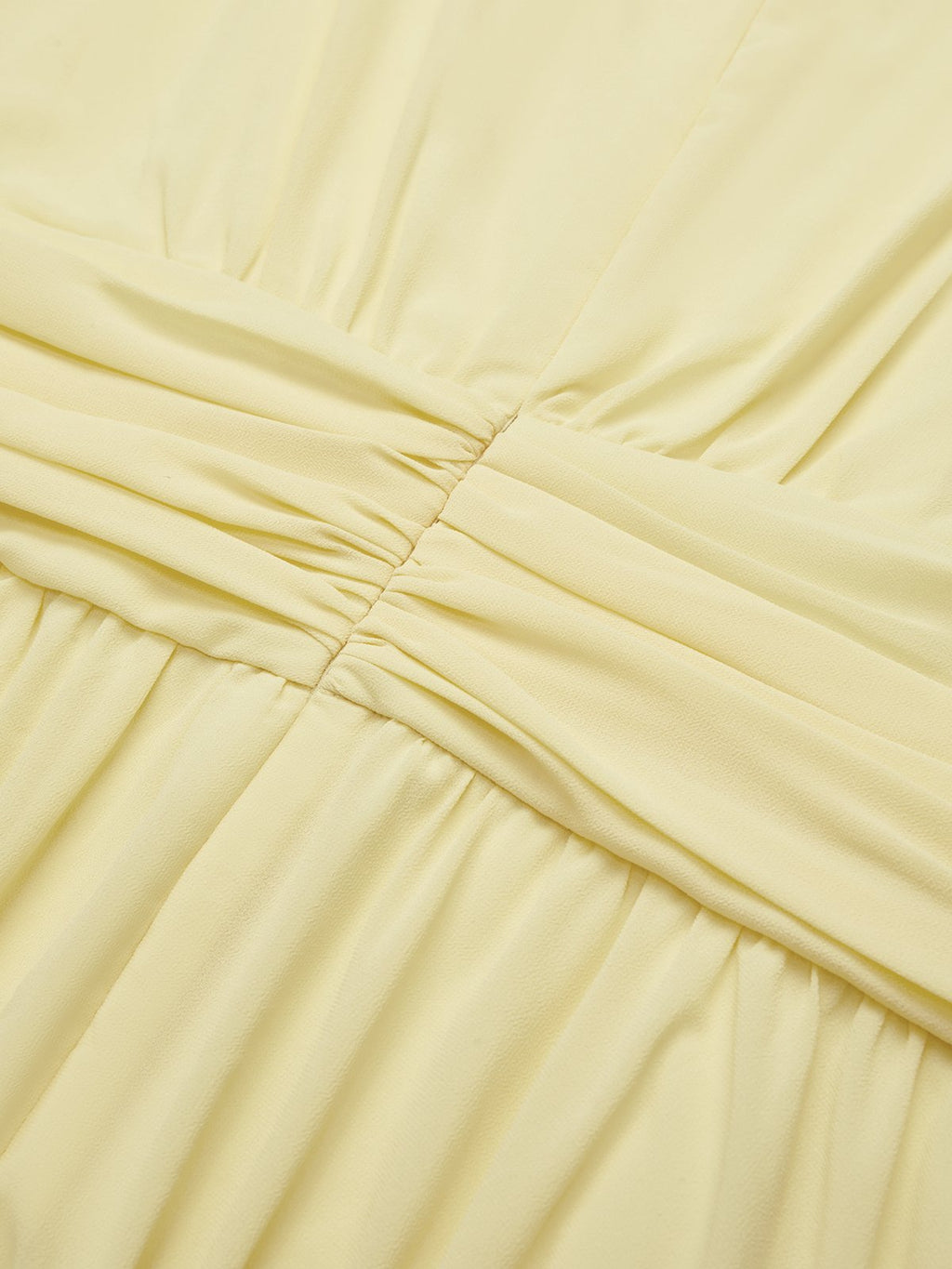 Sleeveless Ruched A-Line Chiffon Maxi Dress for Women | Wedding Guest