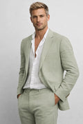 Two-Piece Linen Suit for Men | Regular Fit