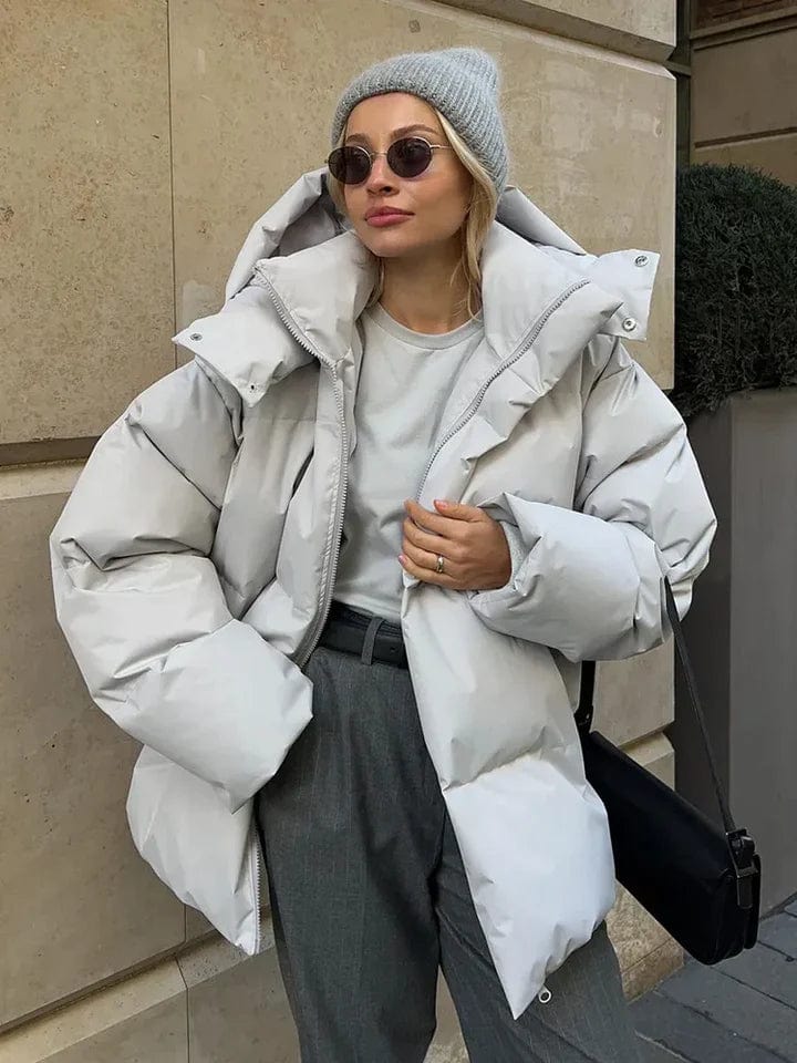 Quilted Jacket | Loose Fit for Women