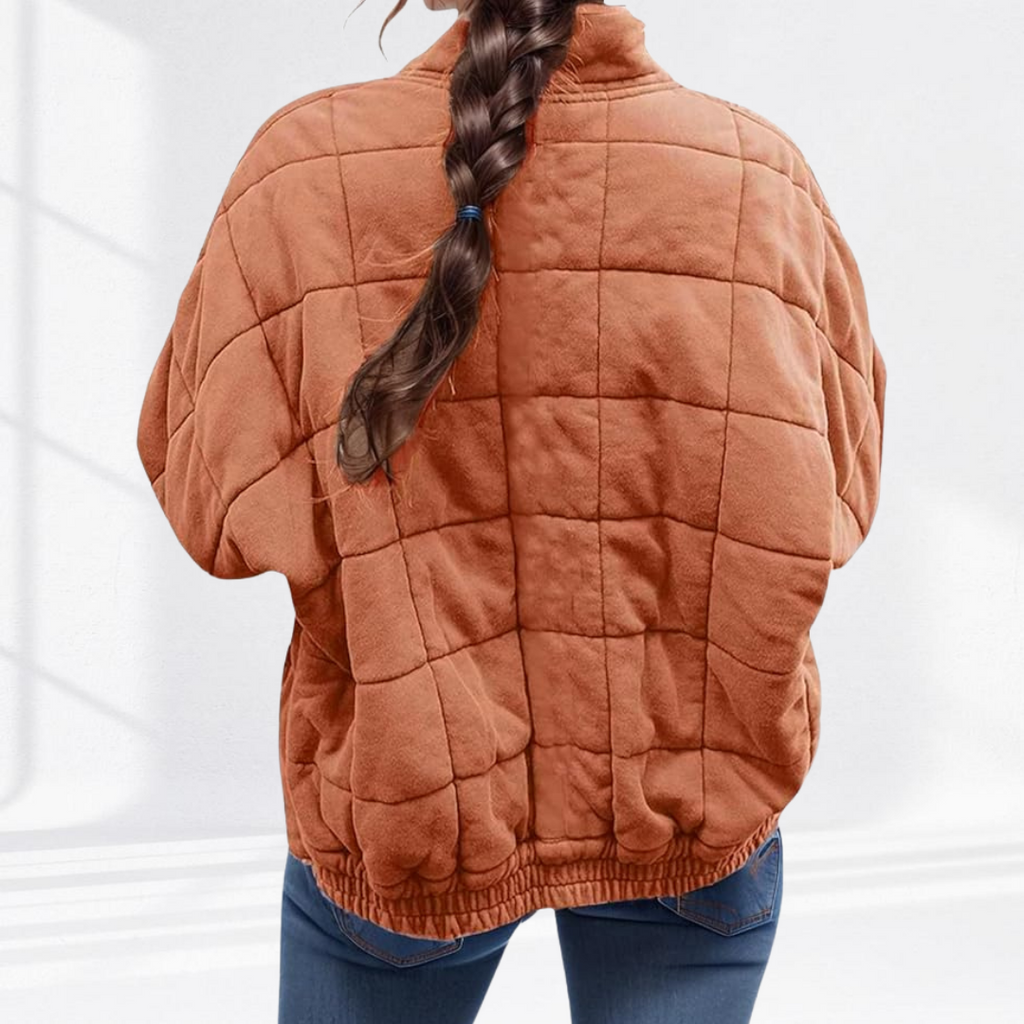 Lightweight Quilted Fitted Jacket for Women | Wrinkle Resistant