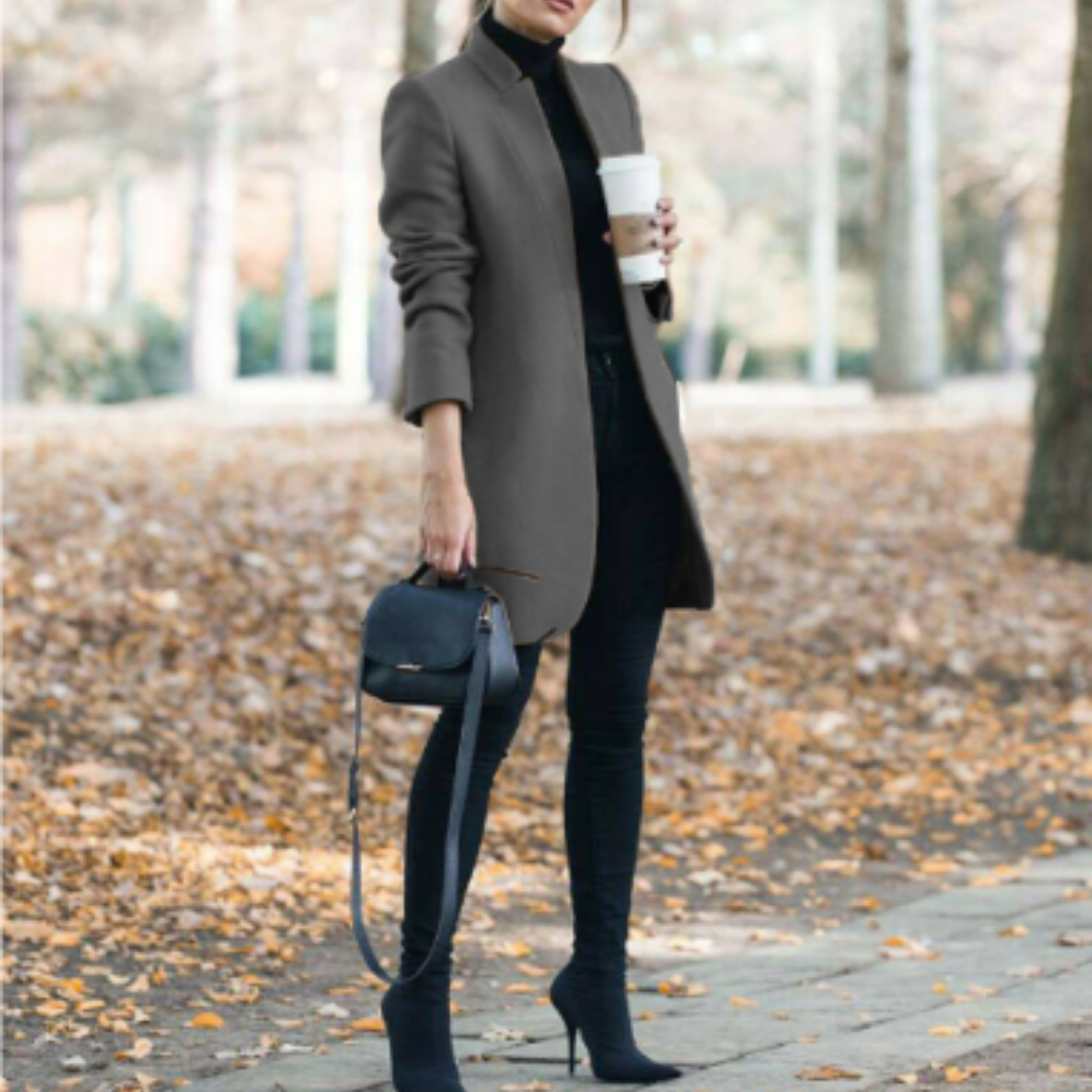 Women's Winter Coat with High Collar | Stylish and Warm