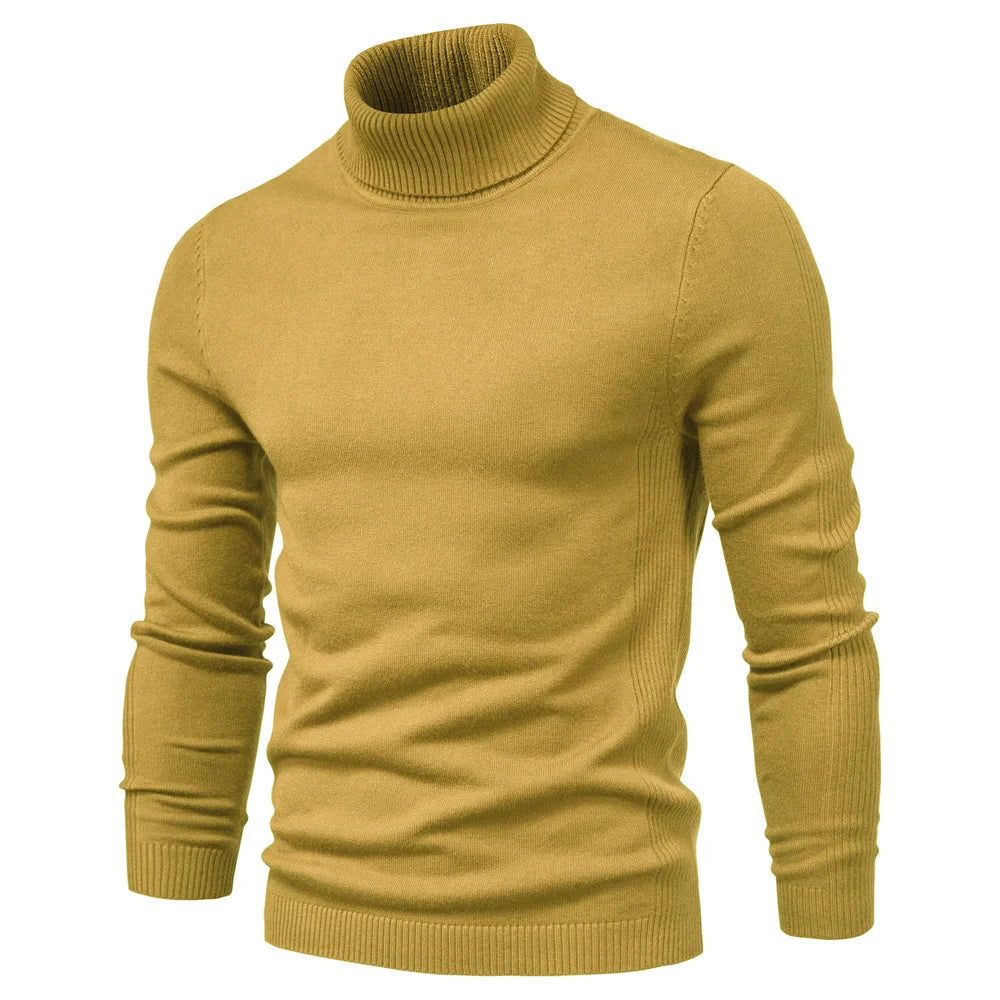 Men's Turtleneck Sweater with Slim Fit