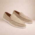 Suede Slip-On Loafers for Men Regular Fit Low Shaft