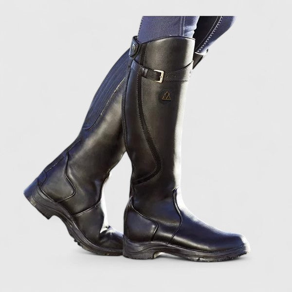 Orthopedic Tall Buckle Boots with Joint Support and Non Slip Sole for Women