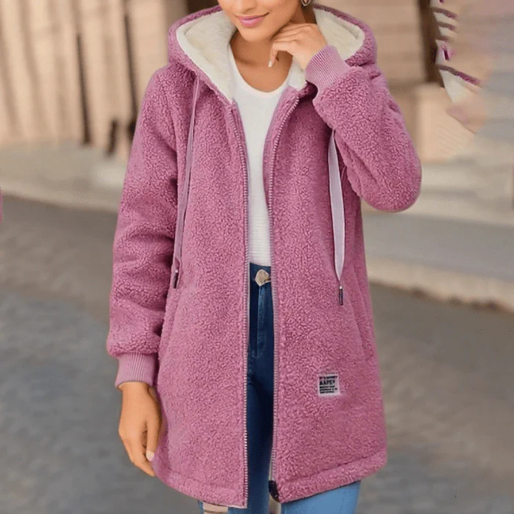 Warm Long Hooded Jacket for Women | Stylish Winter Wear