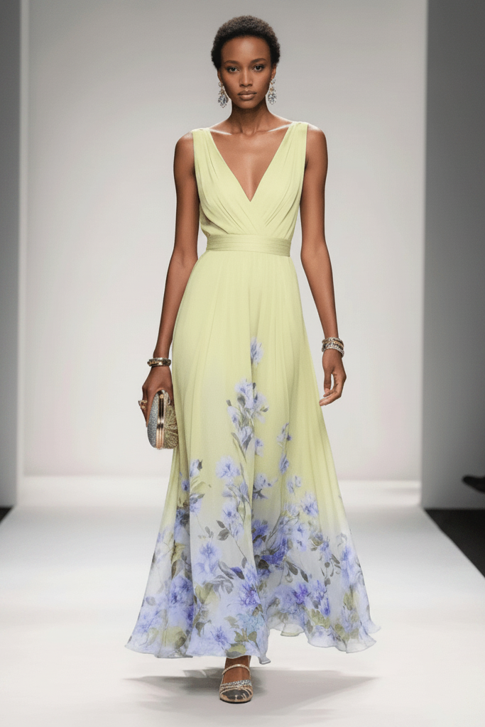Romantic Floral Maxi Dress