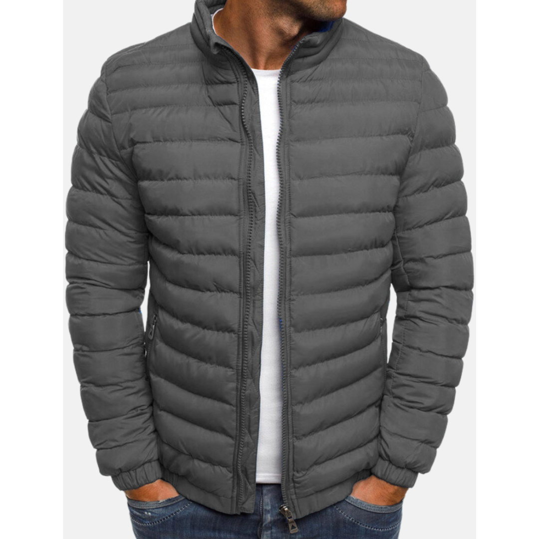 Insulated Winter Jacket with Pockets for Men | Cold Weather Outerwear
