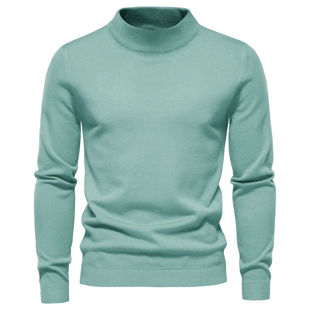 Men's Turtleneck Sweater with Slim Fit