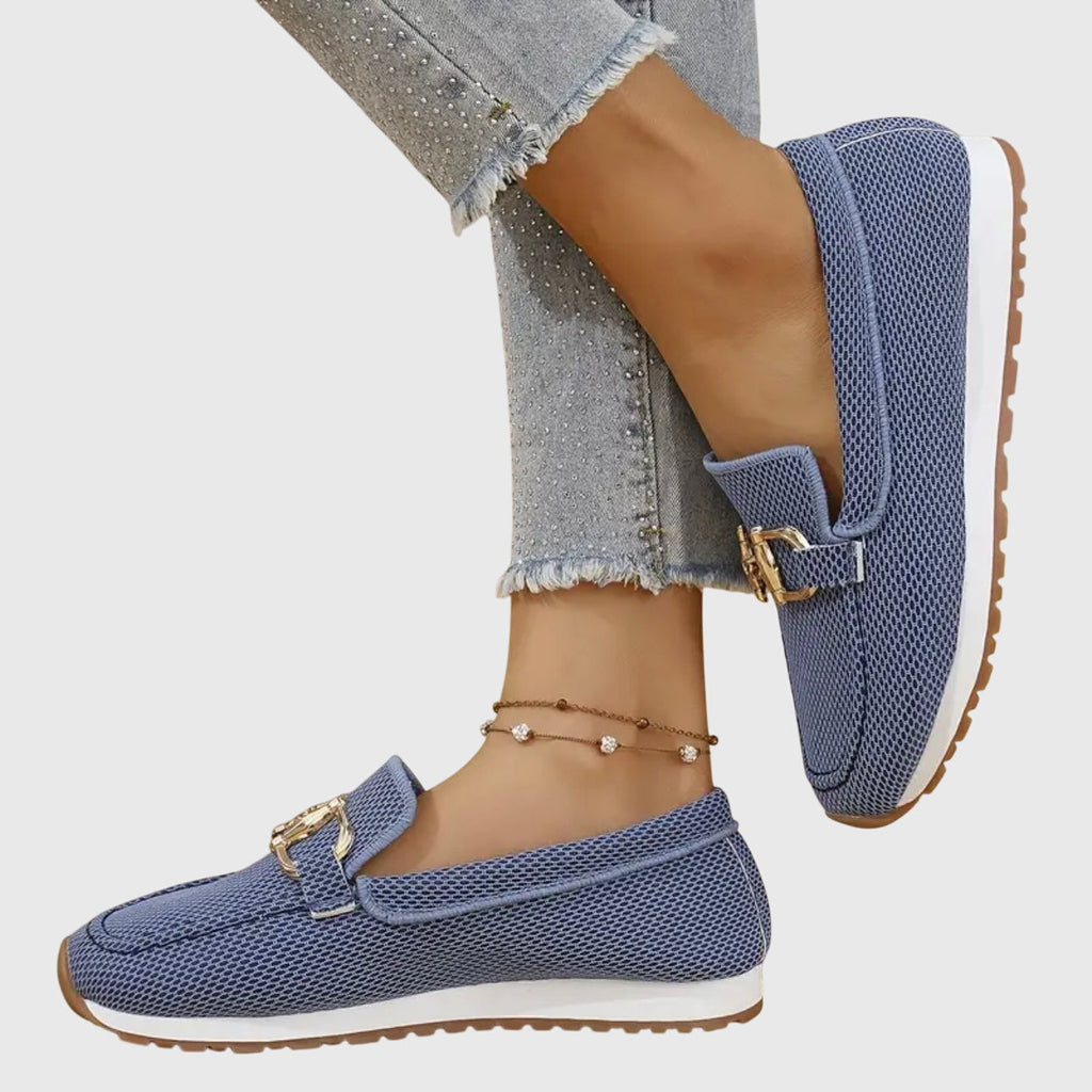 Cushioned Slip-On Loafers for Women | Arch Support Footbed