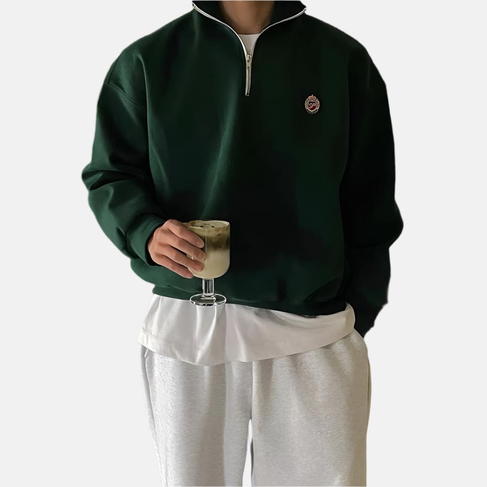 Casual™ Half-Zip Men's Sweater | Sporty and Comfortable | Perfect for Every Day