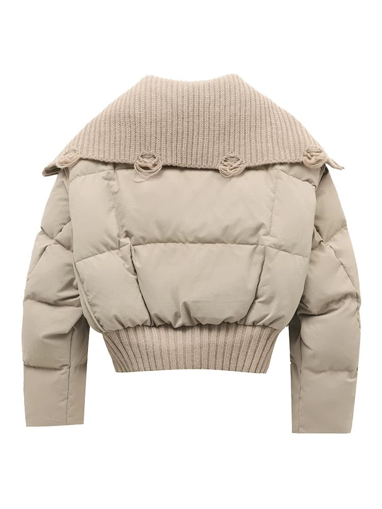 Women's Quilted Jacket | Loose Fit Warm Comfort
