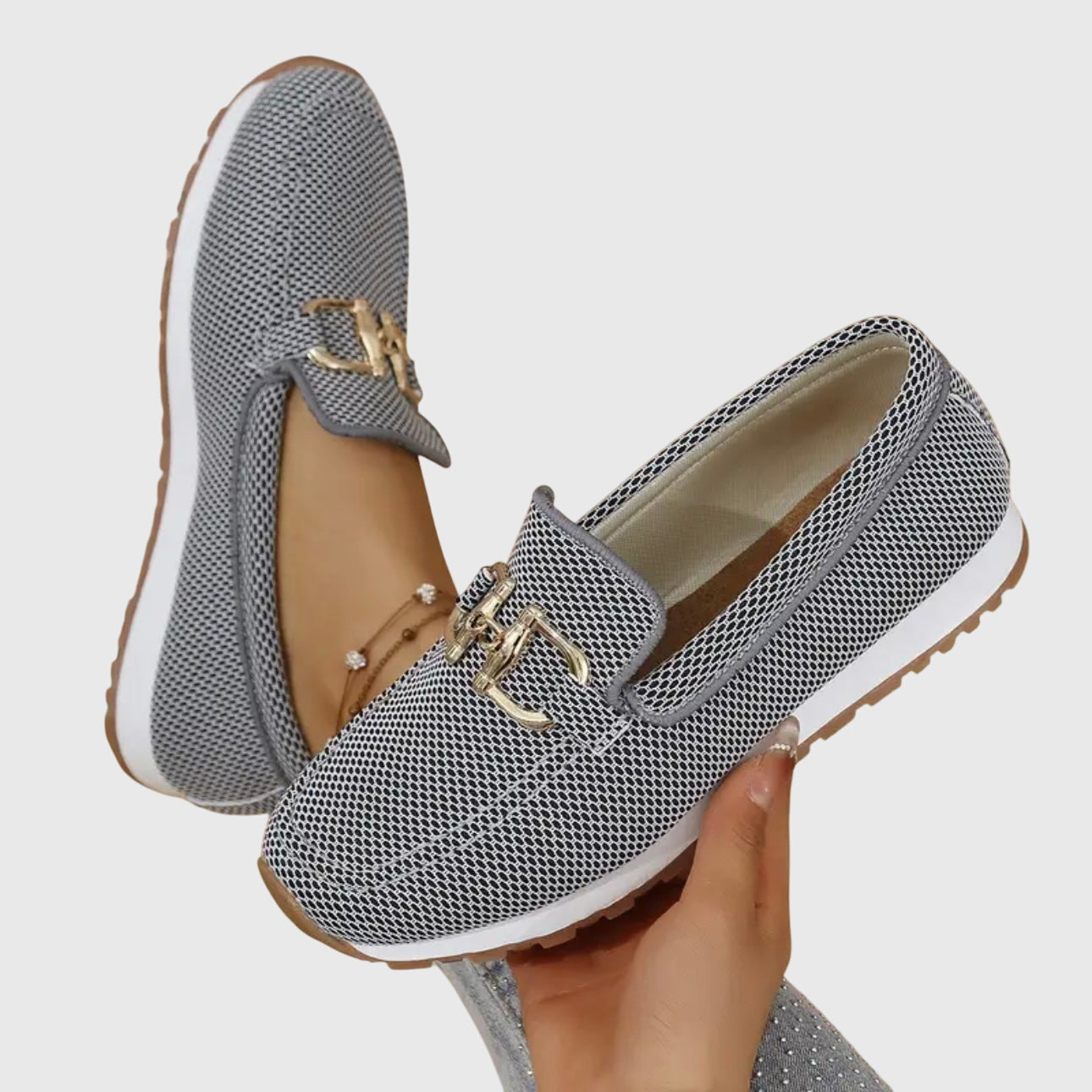 Cushioned Slip-On Loafers for Women | Arch Support Footbed