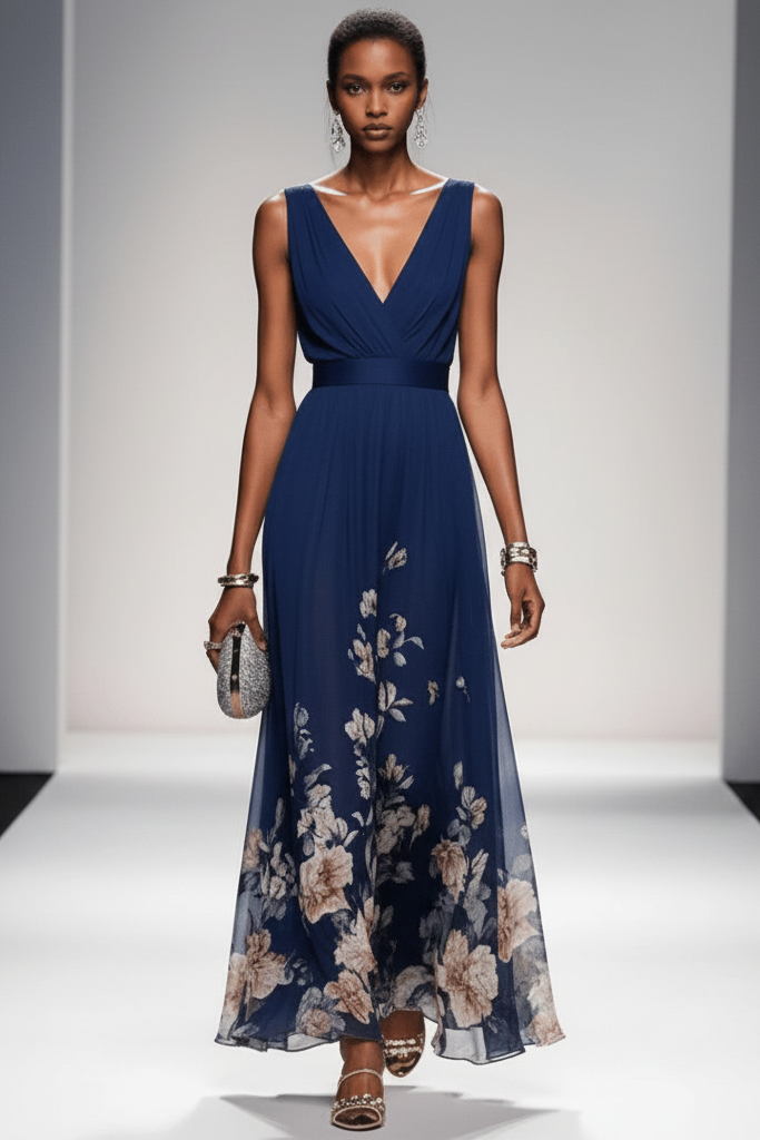 Romantic Floral Maxi Dress