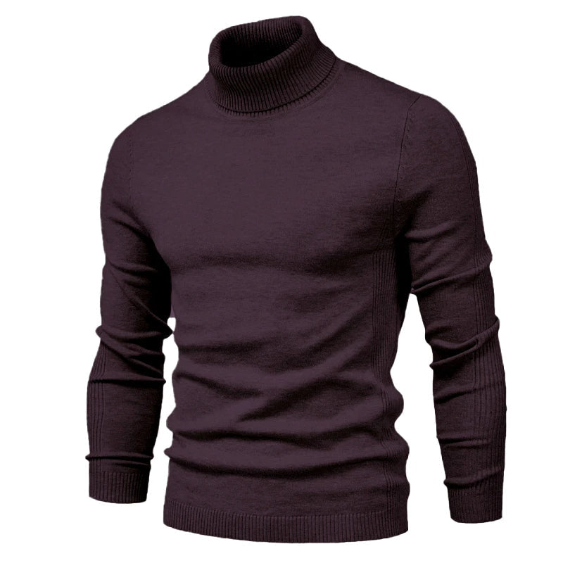 Men's Turtleneck Sweater with Slim Fit
