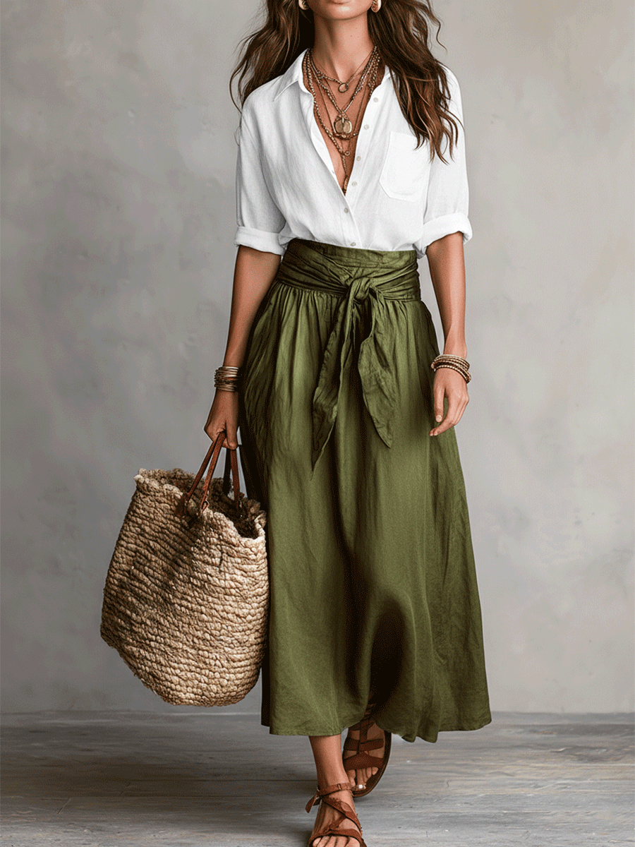Flowy Two-Piece Set for Women | Bohemian Summer Co-ord