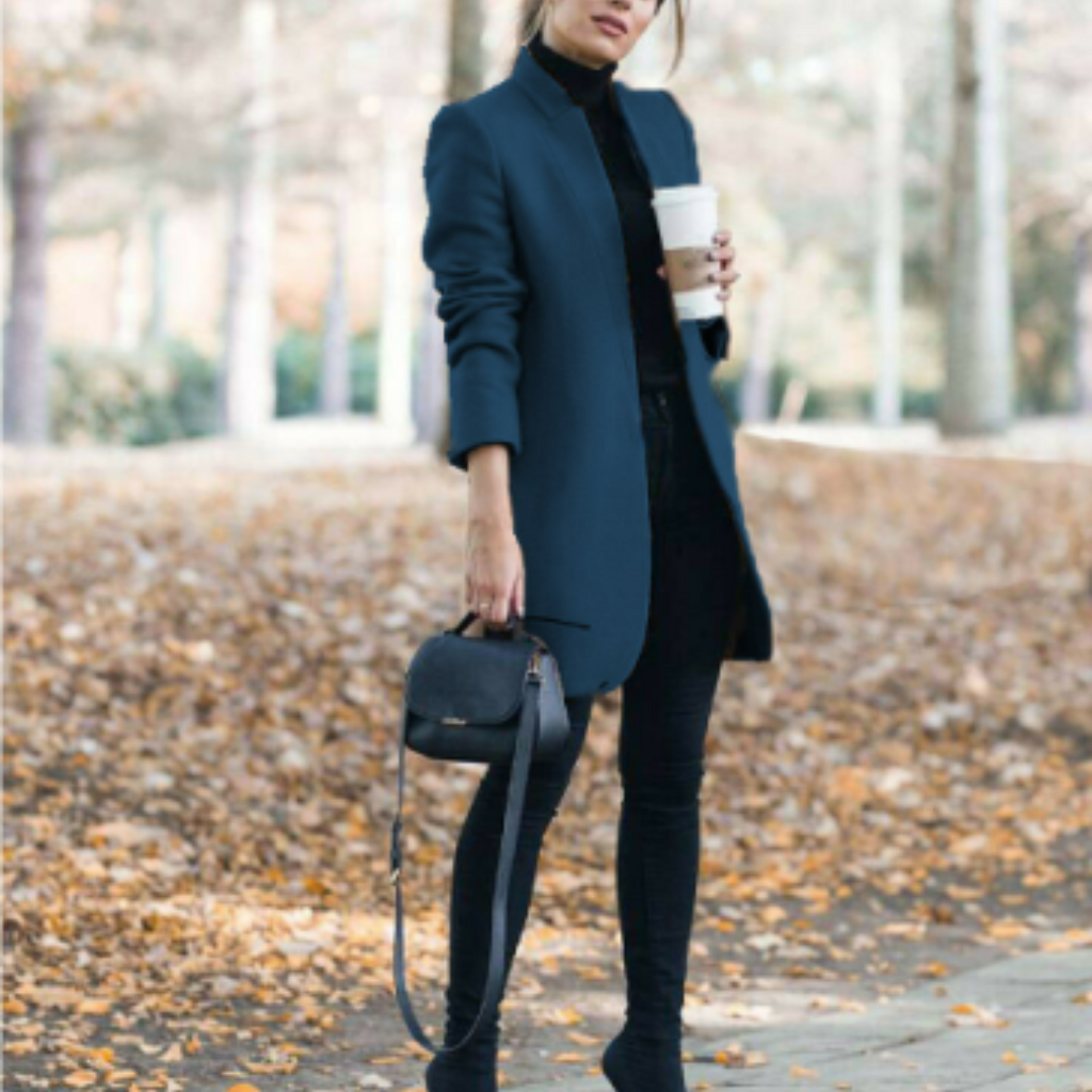Women's Winter Coat with High Collar | Stylish and Warm