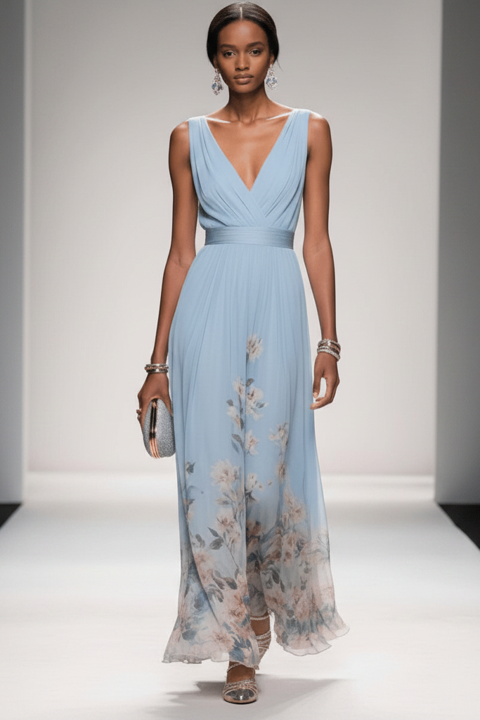 Romantic Floral Maxi Dress