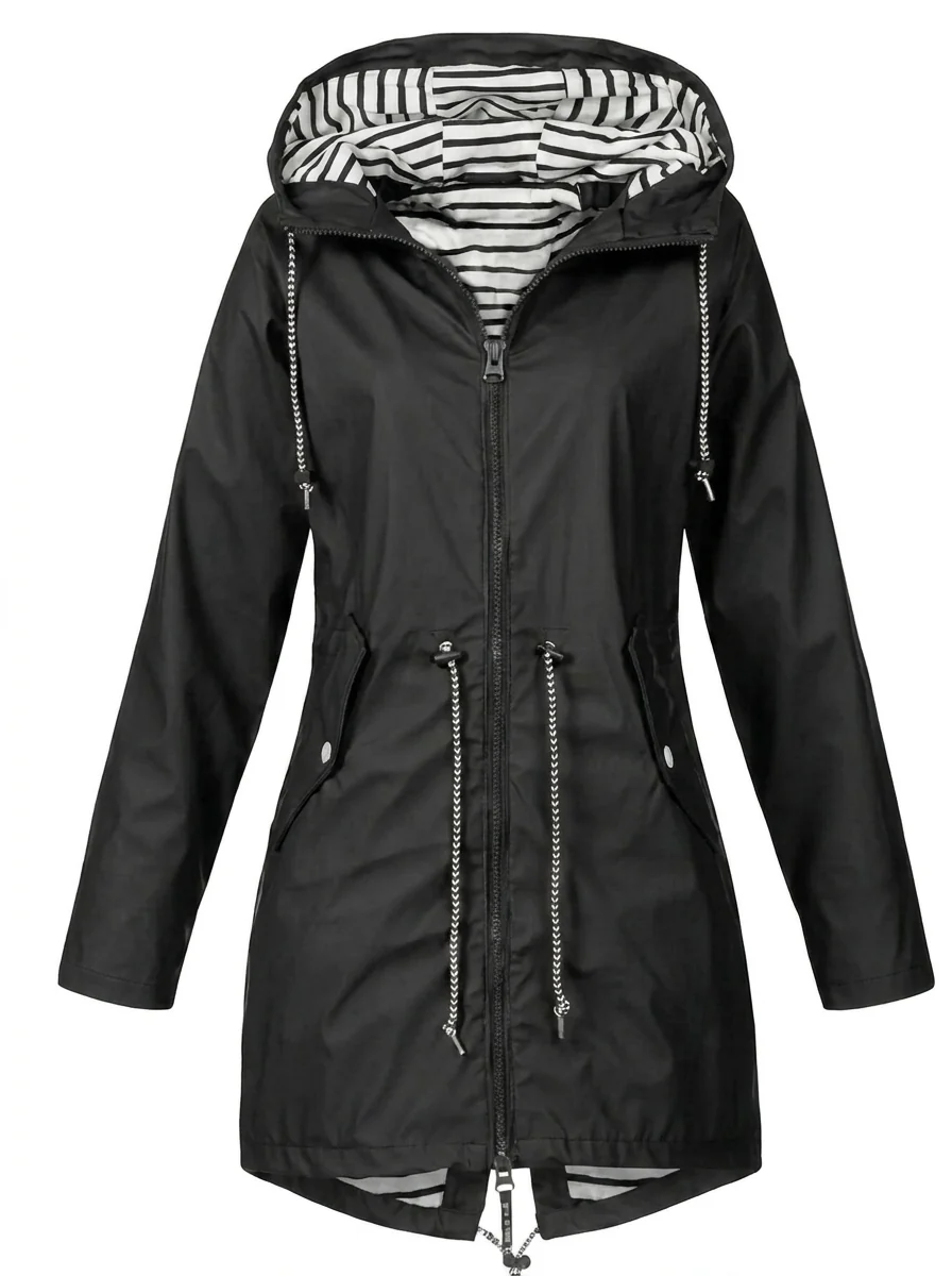 Lightweight Hooded Raincoat for Women | Year Round Wet Weather Outerwear