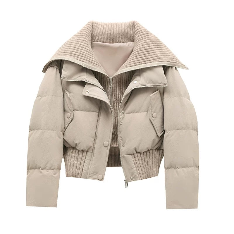 Women's Quilted Jacket | Loose Fit Warm Comfort
