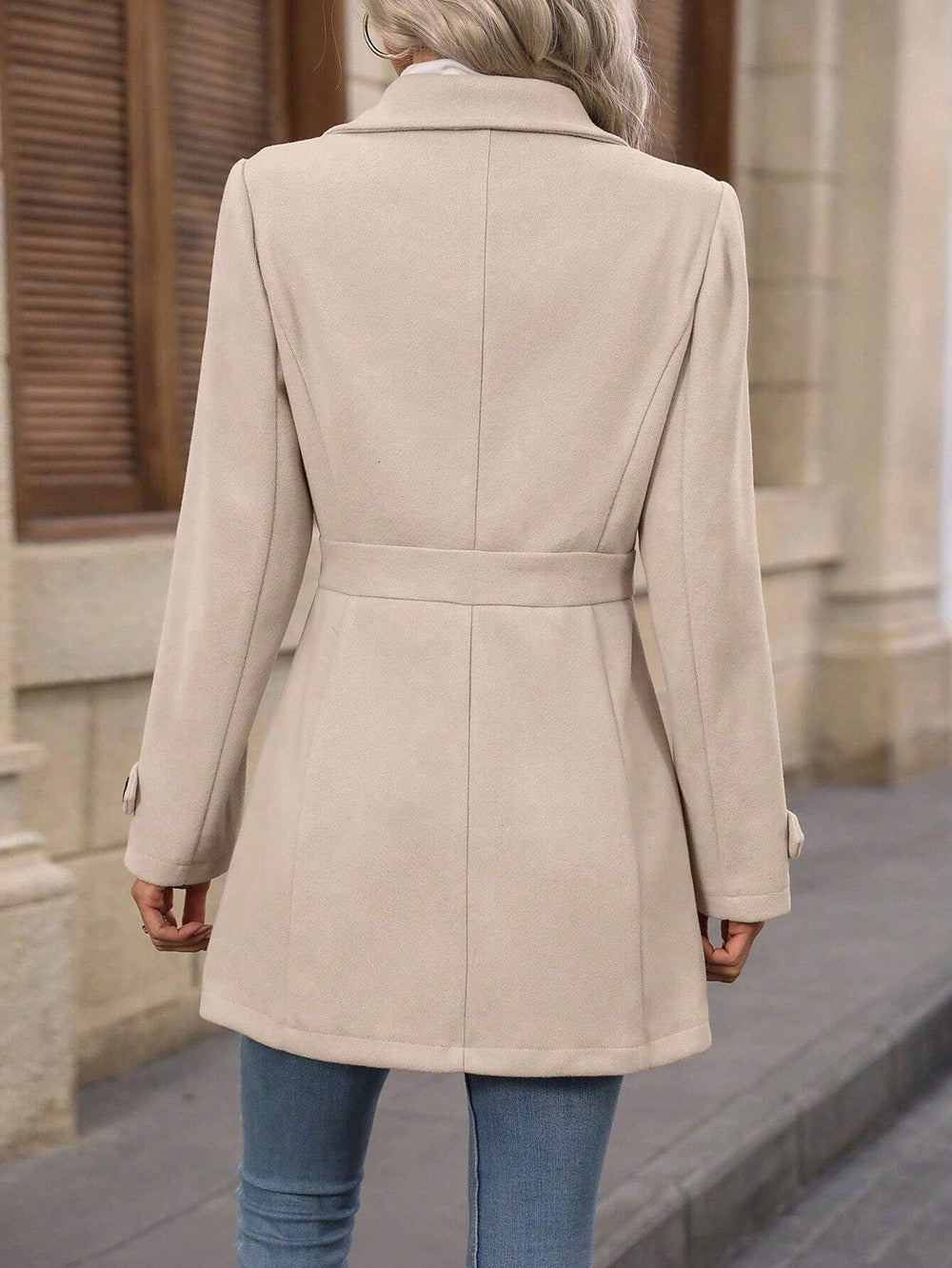 Women's Trench Coat | Adjustable Waist Belt