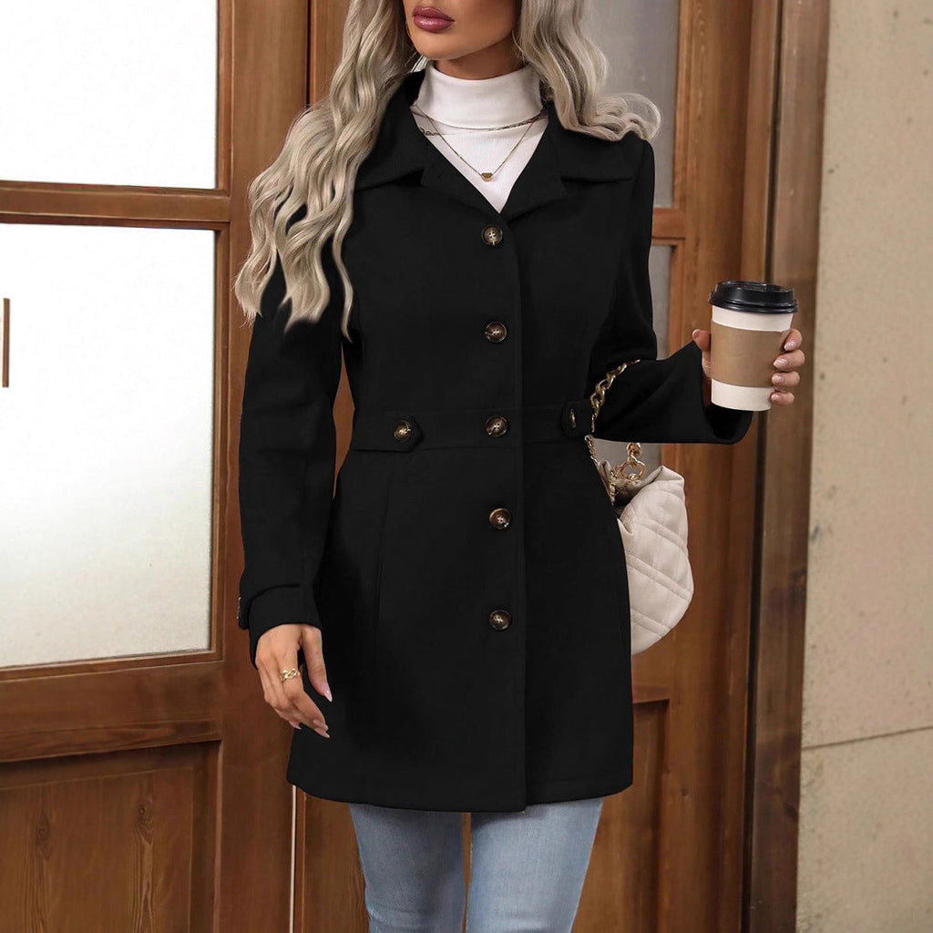 Women's Trench Coat | Adjustable Waist Belt