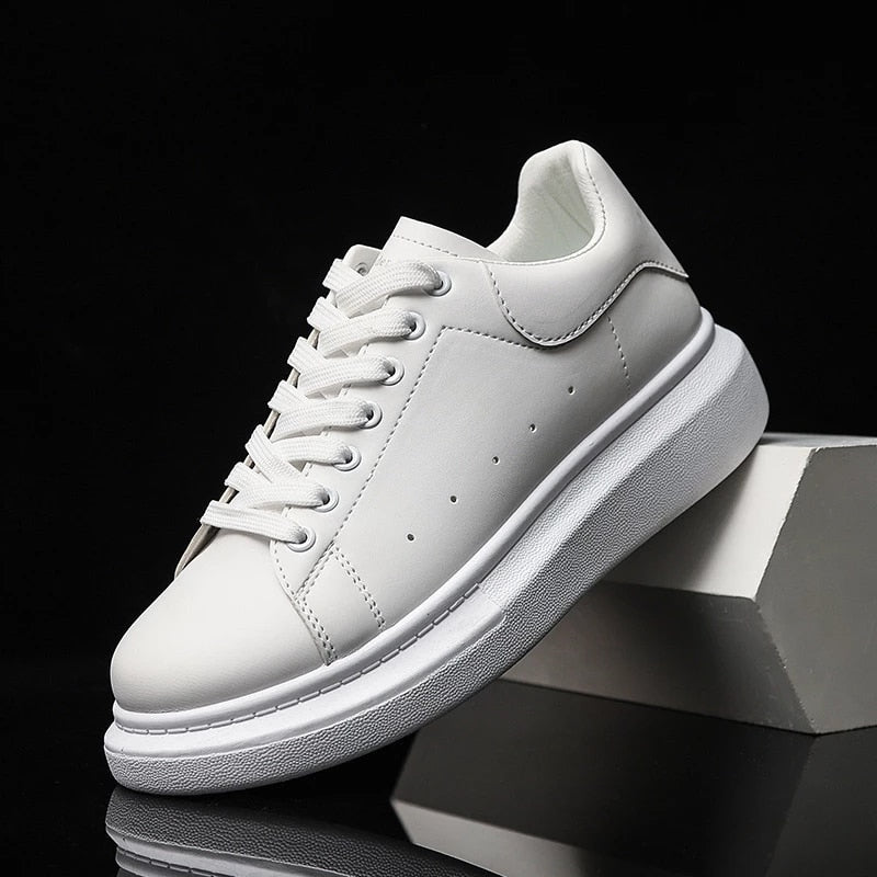 Breathable Textile and Leather Casual Sneakers for Men | Everyday Wear