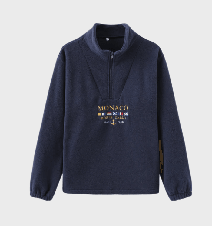 Classic™ Men's Fleece Sweater with Zip Collar