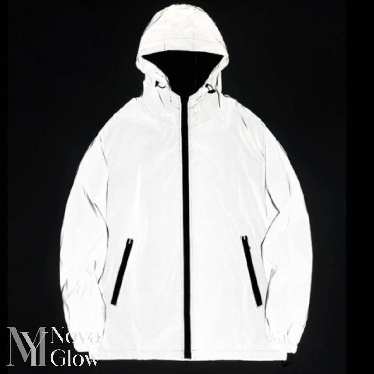 Reflective Windproof Water Resistant Running Jacket for Men | Night Cycling