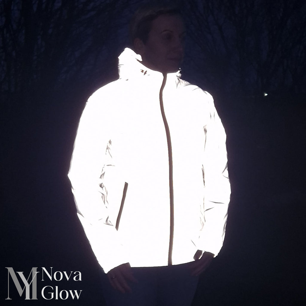 Reflective Windproof Water Resistant Running Jacket for Men | Night Cycling