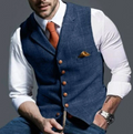 Structured Retro Vest for Men | Tailored Vintage Style Collection