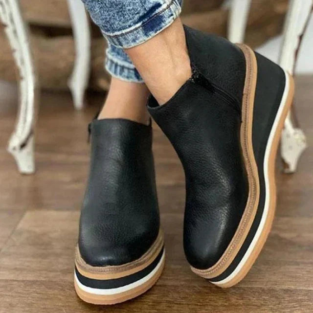 Lightweight Fall Ankle Boots for Women | Beige, Black, Khaki, Brown, Blue