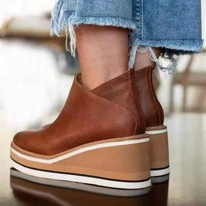 Lightweight Fall Ankle Boots for Women | Beige, Black, Khaki, Brown, Blue