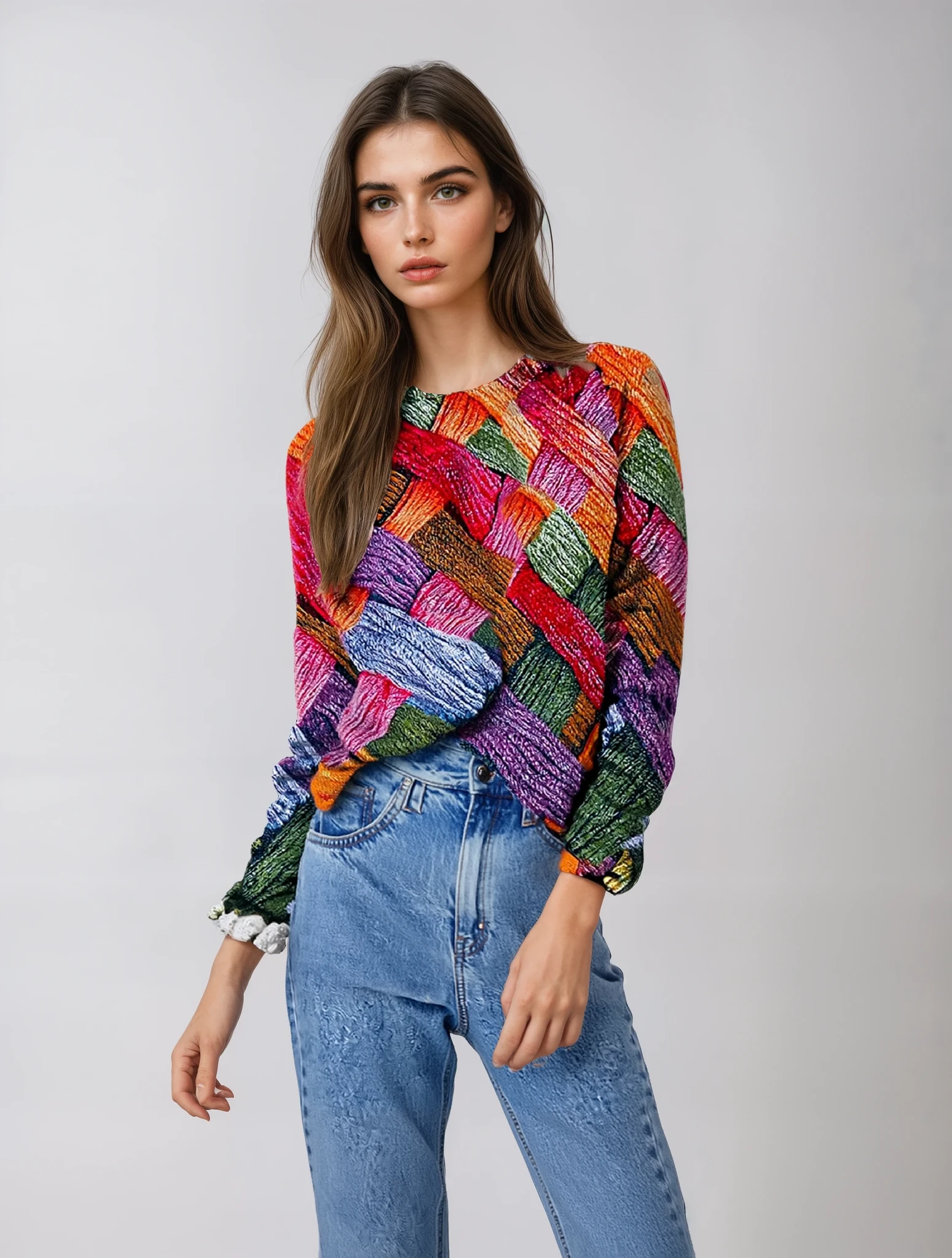 Colorful™ Woven Sweater for Women