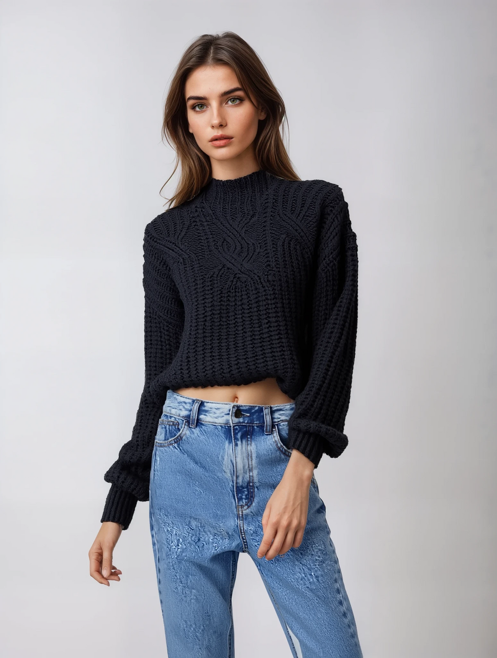 Esmée™ Oversized Knitted Sweater for Women