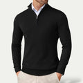 Men's Pullover with Zipper and Long Sleeves for Casual Style