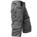 Multi Pocket Cargo Shorts with Zip Closure for Men | Outdoor Utility Style