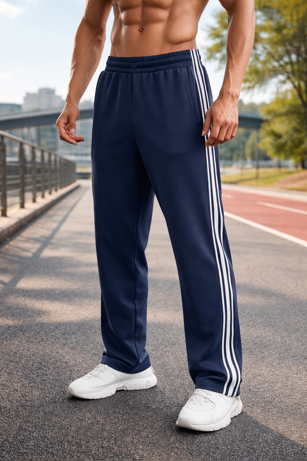 Lightweight Drawstring Sports Pants for Men | Training and Everyday Wear