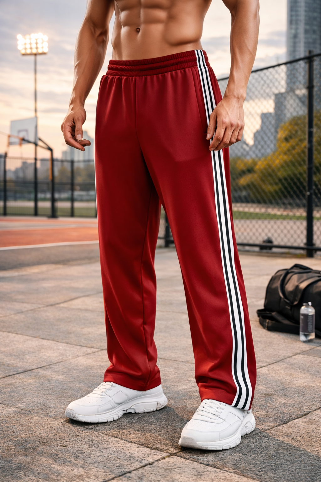 Lightweight Drawstring Sports Pants for Men | Training and Everyday Wear