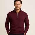 Lorenzo Bianchi | Luxury Men's Sweater with Short Zip and Timeless Style